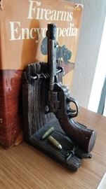 revolver bookends (one of two)