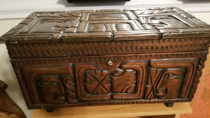 decorative wooden chest 