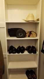 men's shoes and cowboy hat