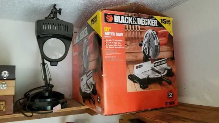 New in box Black and Decker Miter Saw
