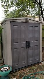 outdoor storage shed - emptied and ready to go