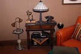 Art deco ashtray stand