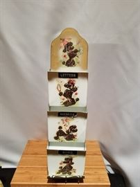 1950's Poodle memo holder