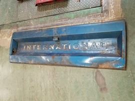 Vintage International Harvester Truck Tailgate