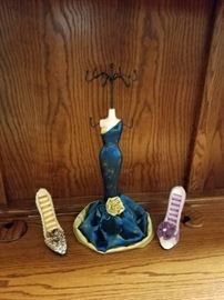 Assorted whimsical jewelry holders