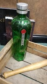 Vintage large Tanqueray empty dummy bottle