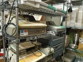 Assorted vintage cash register systems