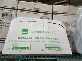 Update Toilet seat cover sheet holders & Thunder Group toilet seat covers