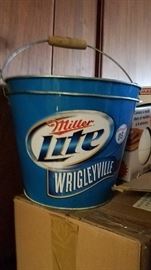 Assorted Miller Lite man cave collectibles (Wrigleyville)