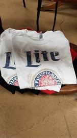 Assorted Miller Lite man cave collectibles