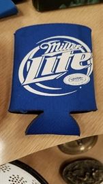 Assorted Miller Lite man cave collectibles