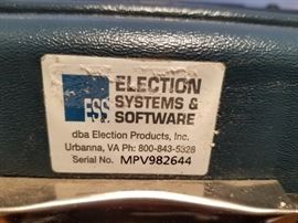 Vintage portable voting booths (no legs)