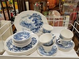 Blue willow china