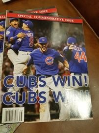 Assorted Cubs memorabilia