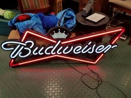 Budweiser Neon style lighted sign