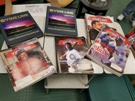 Vintage Vine Line Cubs sports magazines lot