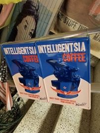 Intelligentsia Coffee tin signs (2 available)