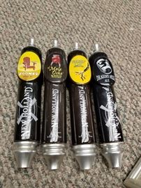 (4) New Holland porcelain beer taps handles