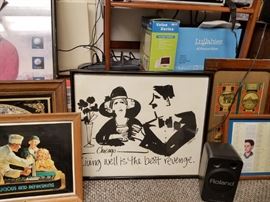 Rare Emerson print framed