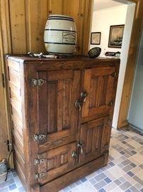 Antique  4 door ice box