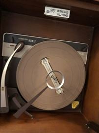 Zenith stereo system, record player