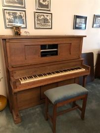 Maynard player piano, Chicago and player rolls