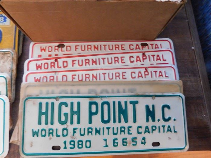 Vintage High Point, N.C. City Tags