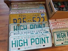 Vintage License Plates