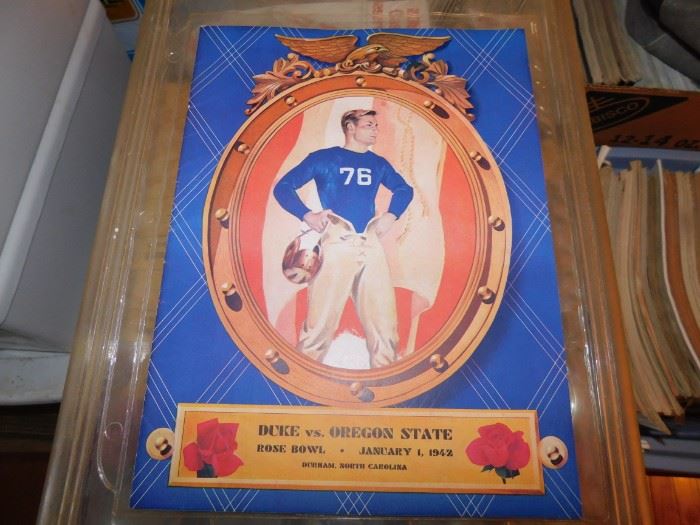 Second Immaculate 1942 Rose Bowl Program(Duke vs. Oregon State)