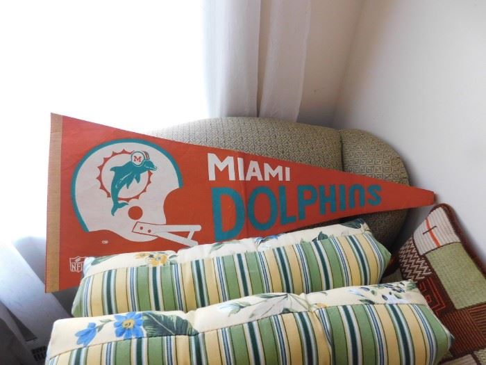 Vintage Miami Dolphins Pennant