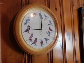 Audobon Wall Clock