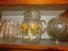 Painted Kitchen Pitcher