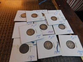 Silver Dimes(Mercury)