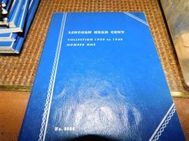 Partial Lincoln Penny Books 