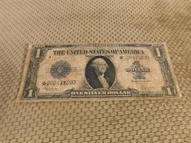 1923 U.S. Large Note One Dollar Star Serial