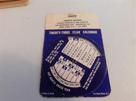 Sunoco Pocket Calendar