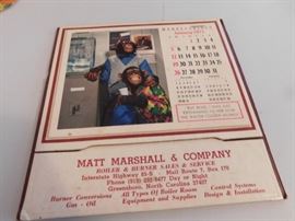 Monkey Advertising Calendar