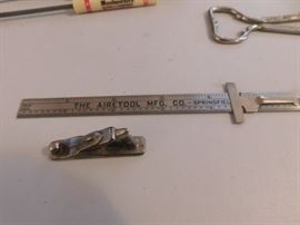 Small Metal Plane Charm