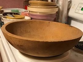 Wooden Dough Bowl