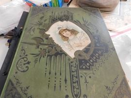 Early Scrapbook with Clippings