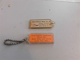 Old Car Ad Keychains