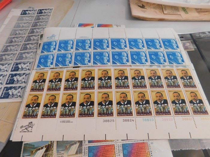 Unused Stamp Blocks