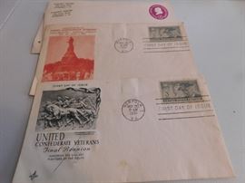 Confederate Veterans First Day Covers