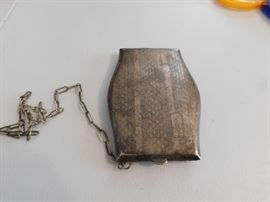 Silverplated Change Carrier/Compact