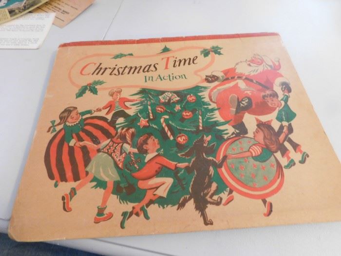 Old Christmas Time Pop-up Book