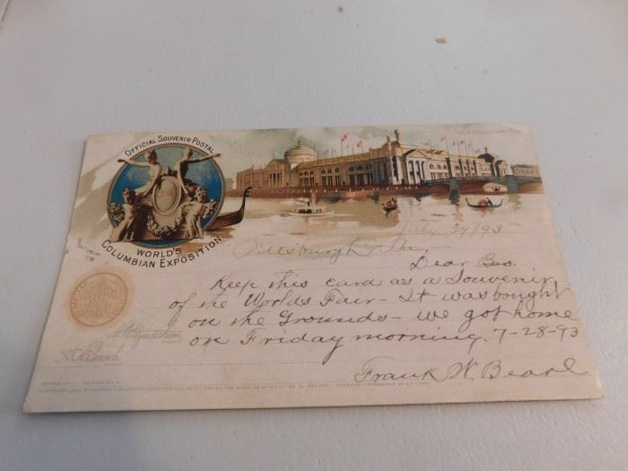 Columbian Exposition Post Card