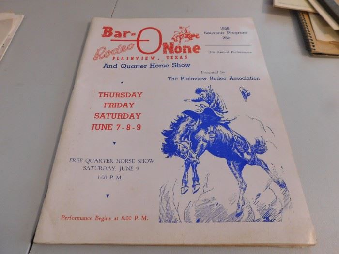 Vintage Rodeo Program