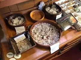 Water Clear LEMURIAN QUARTZ Seed & Trigger Crystals From Arkansas. Highest Vibration Ever! Fossilized Sharks Teeth and Lots of other Specimens 