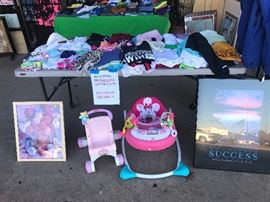 Kid Clothes 50 cents on Tables