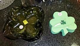 Vintage St. Patrick Ashtray and Ceramic Coasters